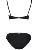 LASCANA Bikini zwart