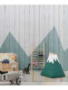 little nice things Siedzisko "Mountain" w kolorze zielonym - 50 x 60 x 50 cm