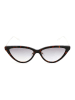adidas Damskie okulary przeciwsłoneczne w kolorze brązowo-szaro-złotym
