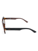 adidas Unisex-Sonnenbrille in Dunkelbraun-Gelb/ Grau