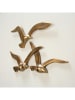 Boltze 2er-Set: Wandobjekte "Vogel" in Gold - (B)35 cm