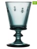 La Rochère France 6er-Set: Weingläser "Abeille" in Blau - 240 ml