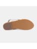 CALANK Leder-Sandalen in Creme