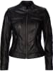 7eleven Lederjacke "Narbon" in Schwarz
