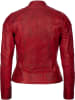 7eleven Skórzana kurtka "Narbon" w kolorze czerwonym