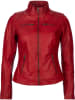7eleven Lederjacke "Sevana" in Rot