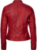 7eleven Skórzana kurtka "Solo" w kolorze czerwonym