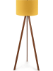 Opviq Lampa stojąca "Ayd" w kolorze żółtym - wys. 140 cm