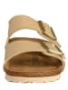Birkenstock Slippers "Arizona" beige - wijdte S