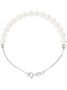 Pearl Addict Srebrna bransoletka "Love Chained" z perłą