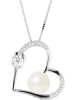 Pearl Addict Silber-Halskette mit Anhänger - (L)42 cm