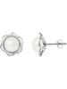 Pearl Addict Silber-Ohrstecker mit Perlen