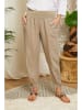 Lin Passion Linnen broek taupe