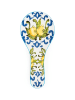Trendy Kitchen by EXCÉLSA Pollepelhouder "Amalfi" wit/blauw/geel - (L)24 x (B)11 x (H)2 cm