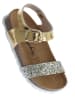 Sunbay Sandalen goudkleurig