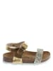 Sunbay Sandalen goudkleurig