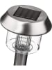lumisky 8er-Set: LED-Solar-Gartenstecker "Alesia" in Silber - (H)39 cm