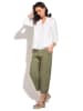 Le Jardin du Lin Leinen-Hose in Khaki