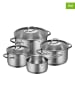 Silit 4-delige roestvrijstalen pannenset "Achat"