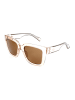 adidas Damskie okulary przeciwsłoneczne w kolorze beżowo-brązowym