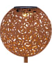 Globo lighting Ledsolartuinsteker bruin - (H)54 cm