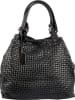 Florence Bags Skórzana torebka "Free" w kolorze czarnym - 31 x 29 x 32 cm