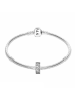 Pandora Zilveren bead met zirkonia's