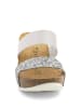 BACKSUN Slippers zilverkleurig