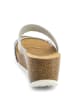 BACKSUN Slippers zilverkleurig