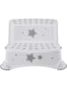 keeeper Tritthocker "Stars" in Weiß - (B)40 x (H)21 x (T)37 cm