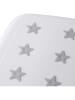 keeeper Tritthocker "Stars" in Weiß - (B)40 x (H)21 x (T)37 cm