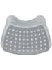 keeeper Tritthocker "Stars" in Grau - (B)40,5 x (H)12 x (T)28,5 cm