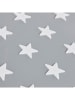keeeper Tritthocker "Stars" in Grau - (B)40,5 x (H)12 x (T)28,5 cm