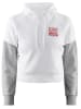 Craft Hoodie "District Hood" in Weiß/ Grau