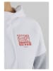 Craft Hoodie "District Hood" in Weiß/ Grau