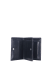 Puccini Skórzany portfel "Saturn" w kolorze czarnym - (S)10 x (W)13 cm