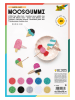 folia PAPER Glitter-schuimrubber meerkleurig