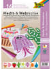 folia PAPER Papier-plecionka (16 szt.) ze wzorem - A4