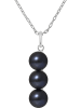 Pearline Zilveren ketting "Talisman" met hanger - (L)42 cm