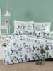 Colorful Cotton Renforcé beddengoedset wit/groen