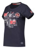 Geographical Norway Koszulka "Jarry" w kolorze granatowym