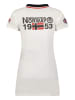 Geographical Norway Sukienka polo "Karetta" w kolorze białym