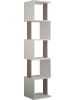 Scandinavia Concept Bücherregal "Piri" in Weiß/ Hellbraun - (B)35 x (H)161 x (T)30 cm