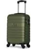 Les P´tites Bombes 2tlg. Set: Hardcase-Trolley und Beautycase "Aurelia" in Khaki