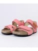 KAVAT Leder-Sandalen in Rosa