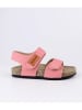 KAVAT Leder-Sandalen in Rosa