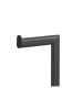 Tomasucci Stojak WC w kolorze czarnym - 20 x 71 x 20 cm