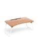 InnovaGoods Składany stolik w kolorze jasnobrązowym - 60 x 27 x 40 cm