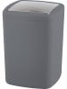 Wenko Schwingdeckeleimer "Barcelona" in Anthrazit - 8,5 l