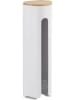 Wenko Wattenschijfhouder "Laresa" wit - (B)8 x (H)25 x (D)6,5 cm